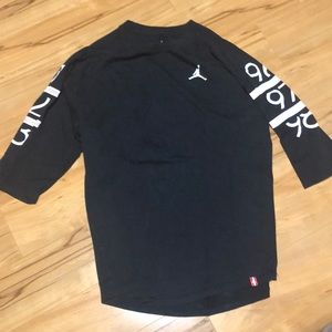 Jordan black long sleeve shirt